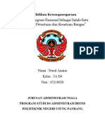 Nurul Annisa - 3AD4 - URGENSI INTEGRASI NASIONAL SEBAGAI SALAH SATU PARAMETER PERSATUAN DAN KESATUAN BANGSA