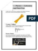 Grade 8B Physics Practical Notes