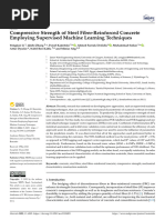 Compressive Strength of Steel Fiber-Reinforced Concrete Employing Supervised Machine Learning Techniques