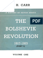 The Bolshevik Revolution 1917-1923 by Edward Hallett Carr