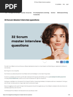 32 Scrum Master Interview Questions