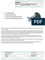 Waveguide Transition From Rectangular To Circular