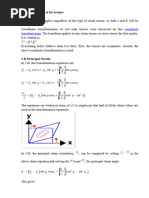 Principal Strains and Invariants