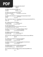 CLASS 9 SST CHAPTER The Story of Village Palampur MCQ Type