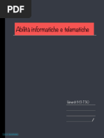 Abilità Informatiche E Telematiche
