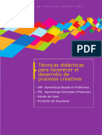 3.8.3. Tecnicas - Procesos Creativos