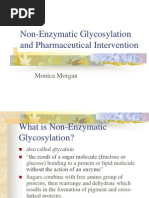 Non-Enzymatic Glycosylation and Pharmaceutical Intervention: Monica Morgan