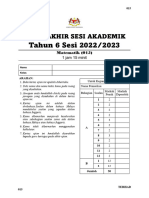 Kertas Peperiksaan Matematik Y6