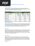 Informe de Indicadores Financieros