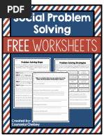 Social Problem Solving: Worksheets