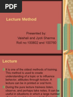 Lecture Method