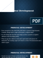 Prenatal Development