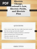 W1 Electric Charge Coulumbs Law Electric Fields and Electric Flux