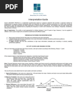 Dunn Sensory Profile Interpretation