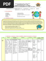 Experiencia de Aprendizaje 3 - 6° Grado