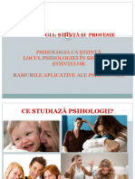 Curs 1 Psihologia Ca Stiinta Si Ca Profesie