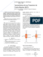 Practica V-Electronica I-Caracteristicas de Un BJT