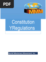 Regulations and Constitution MMM