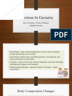 Nutrition in Geriatric