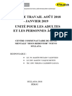 Plan de Travail Ag-St Pour Adultes Et Personnes Âgées