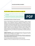 Unidade Temática 2 Evolução Histórica Do Direito