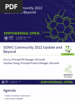 SONiC Community 2022 Update and Beyond