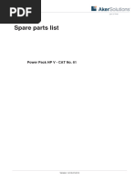 Part B Spare Parts List Power-Pack-HP-V-CAT-No61 en