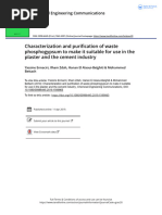 Characterization and Purification of Waste Phosphogypsum To Make It Suitable For Use in The Plaster and The Cement Industry