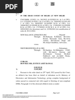 In The High Court of Delhi at New Delhi: CS (COMM) 12/2022 Page 1 of 3