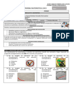 Prueba Mes de Septiembre Transformaciones Isométricas 5 Básico 2023