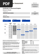 Statement of Result