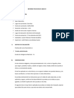 Informe Psicológico-Wais IV