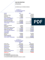 EJERCICIO ESTADO DE FLUJO DE EFECTIVO Ayudantia