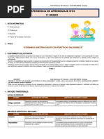 5° Grado - Experiencia de Aprendizaje N°03