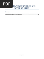 SQL Decorrelation and Window Functions - in Data Engineering