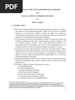 Belize Legal Opinion - September 30, 2011 