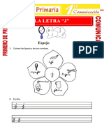 La Letra J para Primero de Primaria