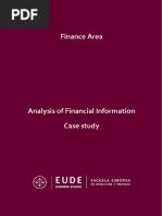 Practical Case Module Analysis of Financial Information