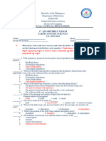 Earth and Life Science 1ST Grading