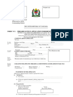 Firearm Licence Application Form and Renewal of Licence - 2