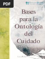 Bases para La Ontológia Del Cuidado