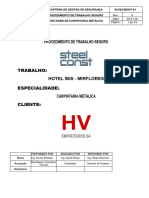 Procedimento de Trabalho Corrimãos e Corrimãos