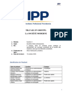 Travail de Groupe M3 Société Moderne (Complet)