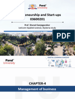 Entrepreneurship and Start-Ups 03600201: Lecturer-Applied Science, Diploma Study