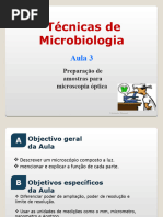 Micro Aula 3 - Preparação de Amostras para MO