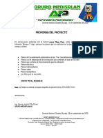 Proforma para Proyecto de Lotizacion