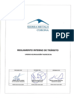 Reglamento Interno de Tránsito SMCSA v.01