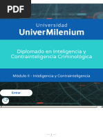 Inteligencia y Contra Inteligencia.