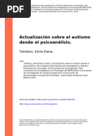 Tendlarz, Silvia Elena (2022) - Actualización Sobre El Autismo Desde El Psicoanálisis