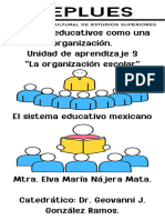 Cobertura y Estructura Del Sistema Educativo Mexicano.